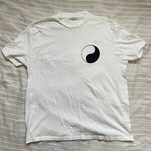 Our Legacy Box T-Shirt White Yin Yang Print